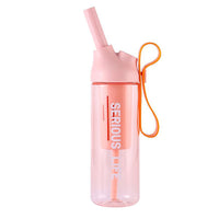 2025 New Design High-Capacity Straw Water Bottle for Sports & Outdoors