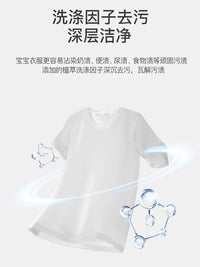 Zhihu Baby Laundry Detergent Liquid Refill Pouch/Bottle for Machine Wash, Gentle Stain Removal