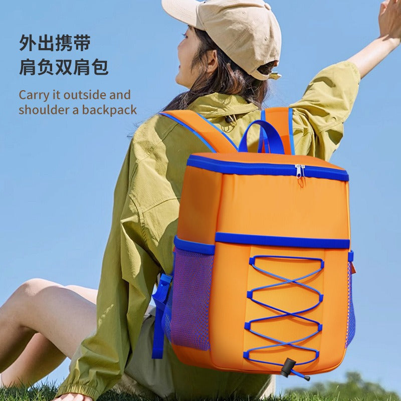 Large Capacity Insulated Picnic Backpack Cooler Bag for Outdoor Camping Hiking