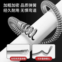 Spring Steel Wire Drain Clog Remover for Toilets and Pipes