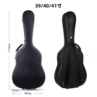 40/41 Inch Acoustic Guitar Hard Case Lightweight Portable Flight Approved for Travel