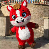 Inflatable Horse Mascot Costume for Performances and Events