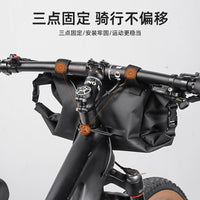 Airlen Bicycle Handlebar Bag, Waterproof Scooter Front Bag with Reflective Strip, Cycling Commuter Pouch