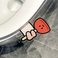 Cute Acrylic Toilet Lid Lifter, No-Touch Toilet Seat Handle, Other