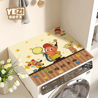 Cartoon Diatomaceous Earth Washing Machine Mat - Quick Dry, Absorbent & Cuttable