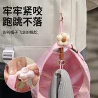 Floral Hat Clip for Travel Bags and Backpacks - Anti-Loss Portable Hat Holder