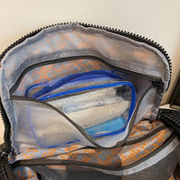 Mountain Climbing Rope Nylon Grid Large Capacity Wet Dry Separation Gym Bag Outdoor Waterproof Handbag Crossbody Travel Bag