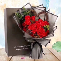 Matte Frosted Flower Wrapping Paper, Translucent Waterproof Floral Bouquet Packaging for Valentine's Day Gifts