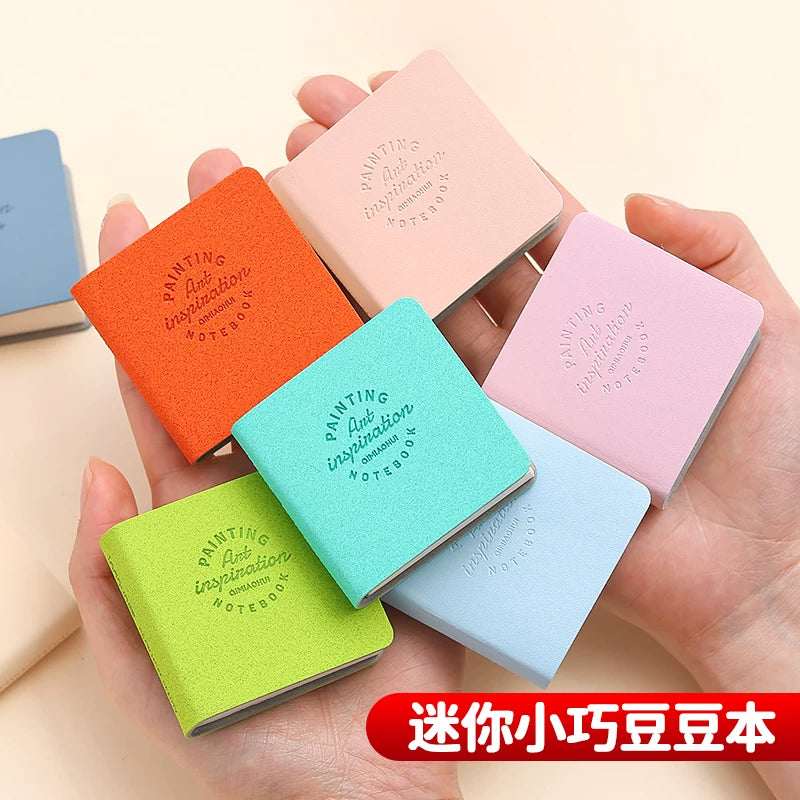 Mini Portable Sketchbook Set for Students, Acrylic Card Paper, Ink-Proof Pocket Notebook for Drawing and Painting