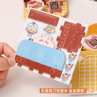 3D Paper House Puzzle DIY Model Educational Toy for Kids