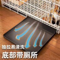 Large Double-Layer Cat Cage Indoor Cat Villa with Jumping Platforms and Stairs, Spacious for Big Cats