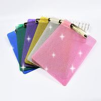 A4 Glitter Clipboard Document Holder for Students and Office