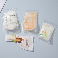 Portable Disposable Breast Milk Storage Bags for Travel, Large Capacity, Leak-Proof