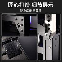 Multi-functional Weightlifting Power Rack Adjustable Bench Press Training Station for Gym and Home Use