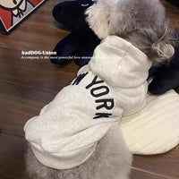 Pet Dog Hoodie Winter Warm Fleece Sweatshirt for Small to Medium Dogs