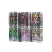 Tangshi PET Crystal Clear Die-Cut Washi Tape - Mountain Wildflower Series