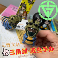 Delta Force Wasp & Hornet Flocked Figure Backpack Keychain Toy