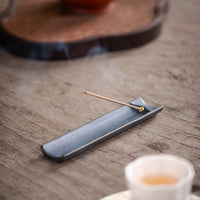 Ceramic Incense Burner Holder for Stick and Cone Incense, Zen Style Home Decor