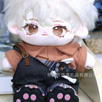 20cm Doll Clothes Denim Pants Shirt T-Shirt for Cotton Dolls Outfits