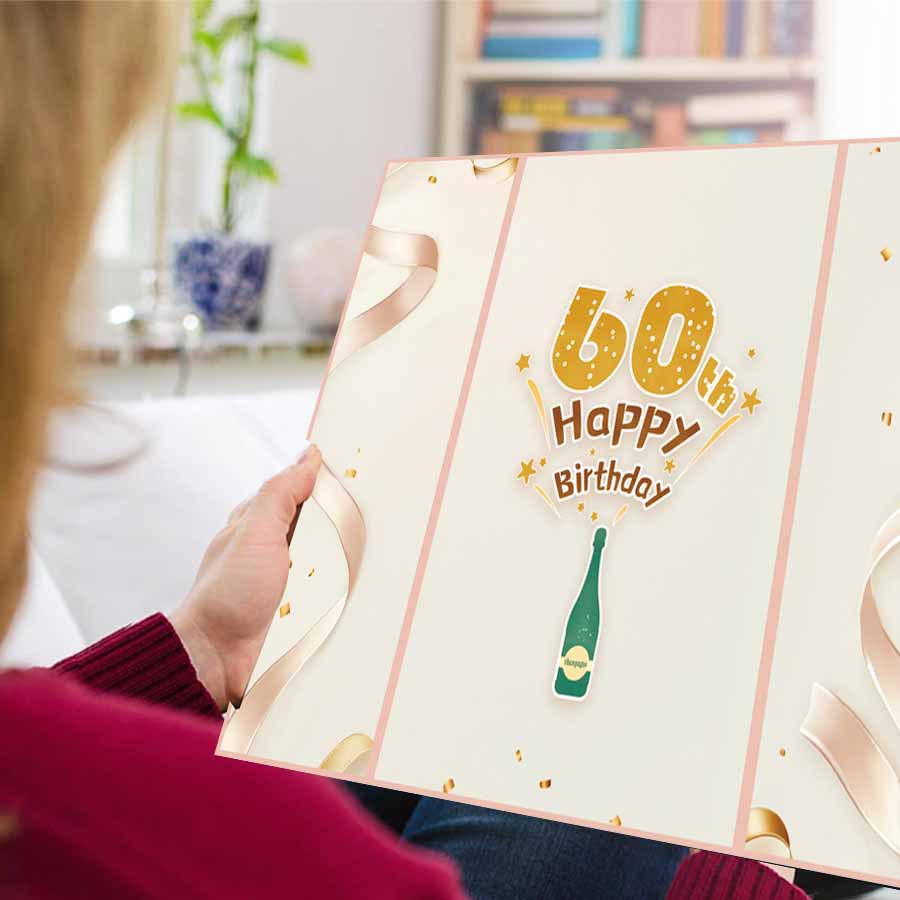 Birthday Theme Surprise Paper Party Greeting Card Gift