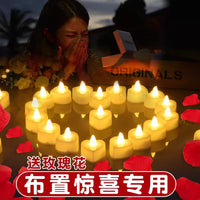 LED Flameless Candles for Romantic Proposals, Anniversaries, and Party Decorations