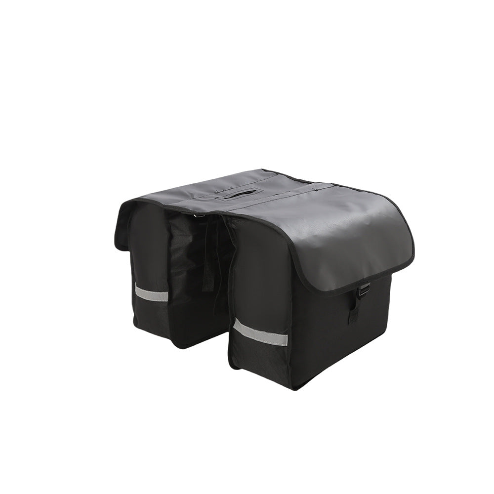 Bicycle Rear Rack Bag, Waterproof Large Capacity Bike Pannier for Mountain Bikes, Long Distance Cycling Tail Seat Pack