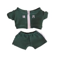 Doll Clothes Sportswear Set for 10cm, 15cm, 20cm Cotton Dolls