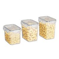 Food-Grade PP Transparent Airtight Food Storage Containers for Kitchen Pantry Organization