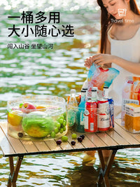 Foldable Portable Wash Basin Bucket for Camping Travel Outdoor Activities