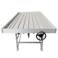 Galvanized Rolling Bench for Greenhouse Hydroponics and Seedling Cultivation