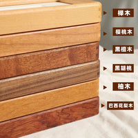 Walnut Wood Picture Frame for Calligraphy and Paintings, Narrow Display Frame with Mortise and Tenon Joints