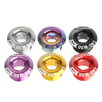 Aluminum Alloy Crank Arm Fixing Bolt for Mountain Road Fixed Gear Bicycles M15/M18/M19/M20