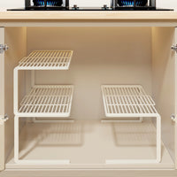 Multi-layer Under-Sink Kitchen Organizer Rack for Pots and Pans