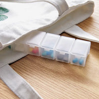Portable Travel Pill Organizer with Detachable Compartments