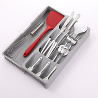 3-in-1 Expandable Cutlery Drawer Organizer with Dividers