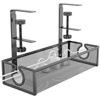 Under Desk Cable Management Tray Power Strip Organizer Basket for Office Home