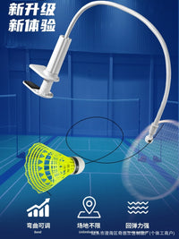 Badminton Solo Trainer with Automatic Rebound for Indoor Practice