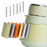 316 Stainless Steel Insulated Water Bottle with Tea Infuser, Large Capacity for Outdoor Sports and Students