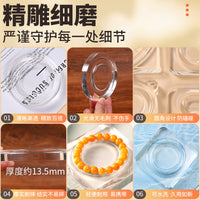 Acrylic Beading Tray with 18 Grids for Jewelry Making and Display