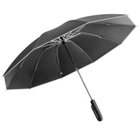 Automatic Windproof UV Protection Umbrella with Hook Handle for Travel