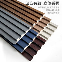 Solid Wood Decorative Wall Panels for TV Background and Interior Decor