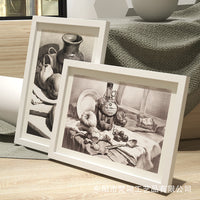 Art Picture Frame for Oil Painting, Sketch, and Artwork Display - Wall Mountable A3/A4/8K Sizes