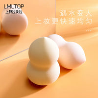 Lameila Makeup Sponge Blender Set - Non-Powder Eating, Wet & Dry Use