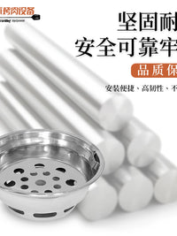 Korean Style Charcoal Grill Pot Insert Thickened Carbon Basin for Commercial BBQ Grill Smokeless Roasting Pan Accessory
