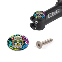 CNC Bicycle Headset Top Cap for Road and Mountain Bikes, Aluminum Alloy Sealed Stem Cover