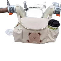 Electric Scooter Storage Bag Waterproof Hanging Organizer for Tricycles & Strollers