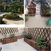 Outdoor Garden Wood Fence Panel for Yard Decoration and Plant Protection