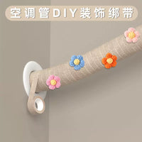 Self-Adhesive Pipe Wrap Tape for Air Conditioner and Gas Lines - Decorative Cover for Exposed Pipes