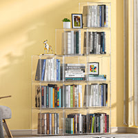 Large Clear Acrylic Display Case for Collectibles, Toys, Models, and Books - Dustproof Storage Box