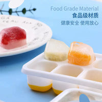 Silicone Ice Cube Tray with Lid and Storage Box, Food-Grade Quick-Freeze Ice Maker for Home Use